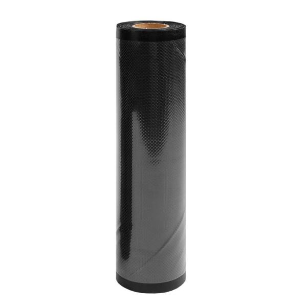 Buy cheap 5mil Black Embossed Vacuum Sealer Rolls 90mic 11" X 100' from wholesalers