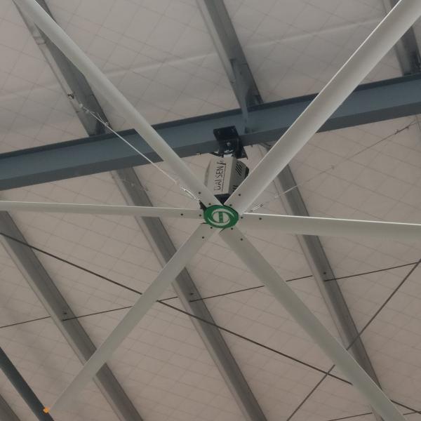 Buy cheap Ventilation Gearbox Motor Pole Mounted HVLS Ceiling Fan For Home from wholesalers