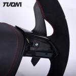 Alcantara Leather High Matte Carbon Fiber Steering Wheel For Audi Rs 6 C8
