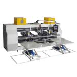 Semi Auto Corrugated Carton Box Stitching Machine Equipment Double Servo Motor