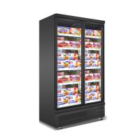 Buy cheap Double Glass Doors 1000L Commercial Upright Freezer With SECOP Compressor product