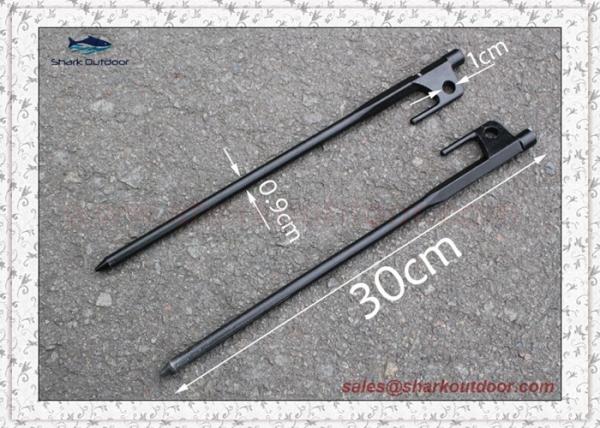 Mountaineering camping high strength lengthened cast iron tent peg beach peg