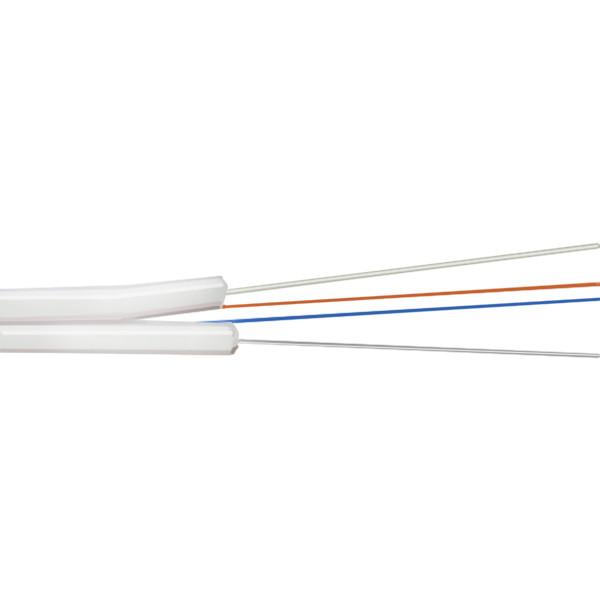 Buy cheap White FTTH Fiber Cable Assembly Drop Cable For Indoor ROHS Certificate from wholesalers