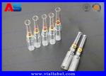 Clear Transparent Color Glass 1ml Ampoule With Decorated Rings