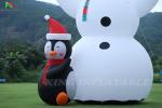 26/33FT Outdoor Christmas Snowman Inflatable Giant Inflatable Snowman With