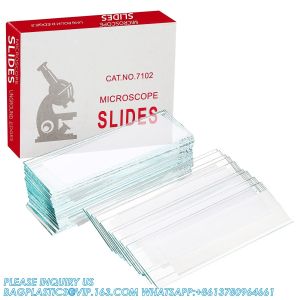 Microscope Slides And Covers, Blank Glass Slides For Microscope Set - 300 Slides