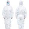 Buy cheap Anti Static Breathable Hooded Disposable Chemical Suits from wholesalers