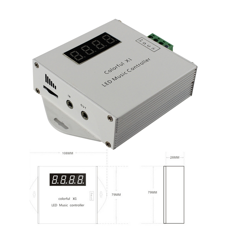 RF Touch Remote LED Pixel Controller With 600 Pixel CE Certified