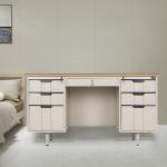 Modern Mdf Painting Wooden Work Desk Steel Office Table ODM Style