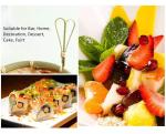 Skewer Bamboo Heart Restaurant Appetizer Food Fruit Dessert Picks Bar Decoration