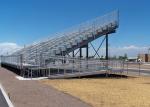 Customized Aluminum Outdoor Bleachers For Horse Show / Motor Race