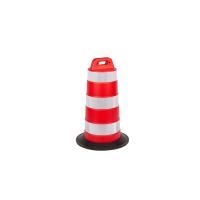 Buy cheap Highly Visible 36inch Orange Plastic Traffic Safety Barrel With Rubber Base product