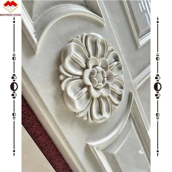 Buy cheap 2.6-2.7 Density Marble Wall Relief Stone Carving Elegant Design for Villa Decor from wholesalers