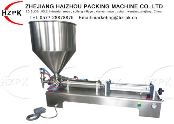 Buy cheap Durable Semi Automatic Paste Filling Machine 1000-5000ml Easy Operating from wholesalers