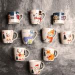 Christmas Mug 400ml Creative Couple Coffee Cup Breakfast Milk Cup Festival Gift