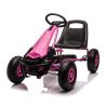 Buy cheap Kids 5-7 Years Red Four-Wheel Pedal Go-Kart Toy with Inflation Wheel Clutch and Brake from wholesalers