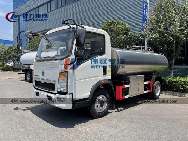 Buy cheap 10cbm Sinotruk Howo SS 304 2B Edible Water Transport Truck from wholesalers