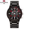Buy cheap Man Ebony Wooden Quartz Watch Black Dial Luminous Water Proof 1015-2 from wholesalers