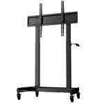 TV Floor Stand Mobile Stand Height Adjustable TV Cart Mount for Interactive