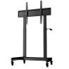 Buy cheap TV Floor Stand Mobile Stand Height Adjustable TV Cart Mount for Interactive Smart Touch Screen Television from wholesalers
