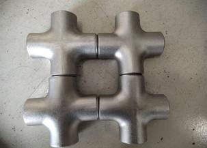 Buy cheap SCH10 WP304 Seamless Pipe Fittings Cross , 4 Way Cross Pipe Fitting from wholesalers