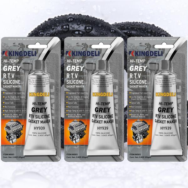 Buy cheap Grey High Temperature RTV Silicone Caulk General Purpose 85g from wholesalers
