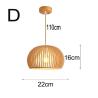 Buy cheap Modern hand made retro wooden pendant lights Japan style Tea Room Secto Octo 4241 Pendant lamp Droplight(WH-WP-41) from wholesalers