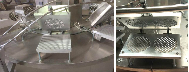 Automatic Chocolate Egg Roll Biscuit Making Machine Soft Wafer Biscuit Machine