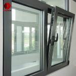 House Thermal Break Tilt And Turn Balcony Aluminum Casement Window Double Glass