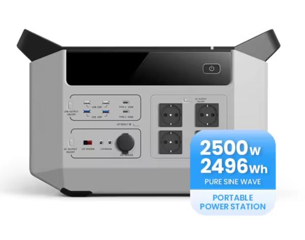 Buy cheap Portable Power Stations Charging Lifepo4 2500W Solar Energy Power Station 2496Wh For Traveling Outdoor Fishing from wholesalers