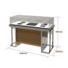 Buy cheap Commercial Jewelry Display Cases , Stainless steel wooden Jewellery Counters from wholesalers