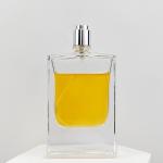 Clear 100ml 50ml Glass Perfume Refill Bottle with Silver Sprayer Stylish and