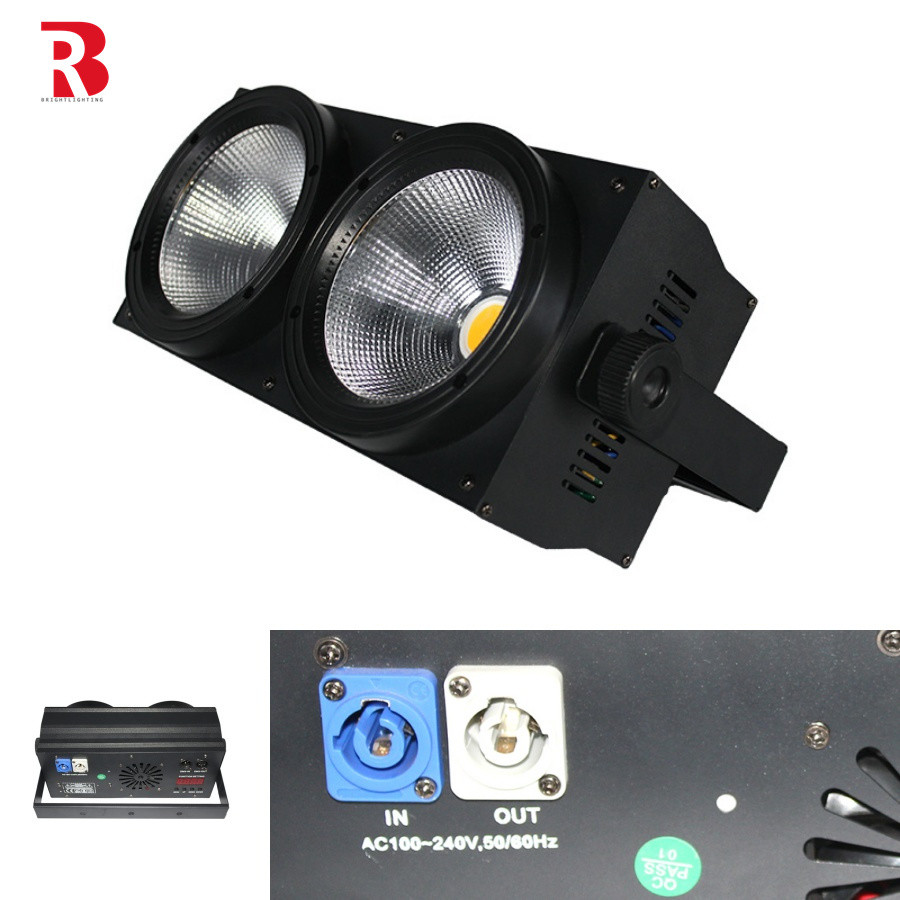 200W Blinder 2x100 Rgb White Led 2eyes 100w Blinder Audience Stage Light