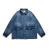 Buy cheap Manufactuer OEM Oversized Jacket Fade Color Casual Denim Jacket Youth from wholesalers