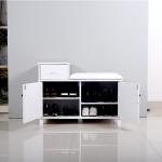 2 Paralleled Door 90*56*30cm E1 MDF Entryway Shoe Bench