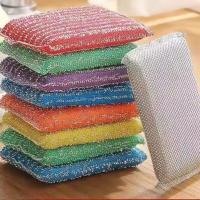 Buy cheap High Strength Stainless Steel Dish Scrubber Corrosion Protection Customizable product