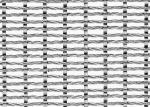 Stainless Steel Flexible Architectural Woven Metal Mesh For Wall Coverings