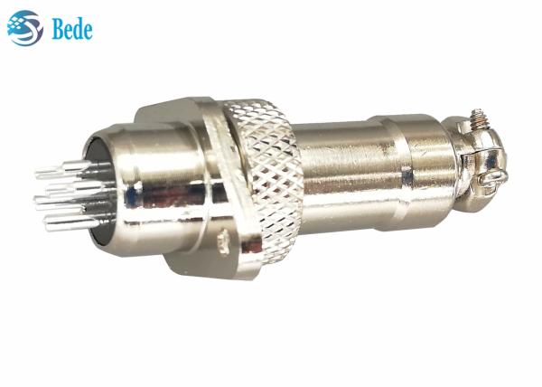Buy cheap Rhombus Flange Gx12 5 Pin Connector 3A 200V Military Circular Connectors from wholesalers