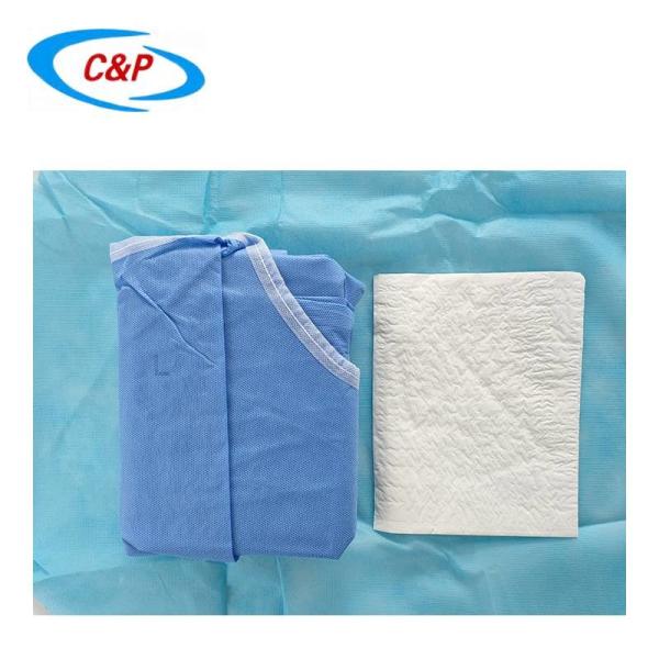 Buy cheap Medical Cloth Disposable Surgical Gown With Hand Towels For Operation Room from wholesalers