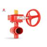 Buy cheap Grooved Asme B16.1 Type Signal Fire Fighting Butterfly Valve DC 24V 1A Red from wholesalers