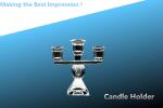 crystal candle holder/glass candle holder/crystal candlestick/candle holder