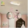 Buy cheap Children'S Room Bicycle Chandelier Eyeshield Simple Bedroom LED Personality Cartoon Bicycle Light from wholesalers