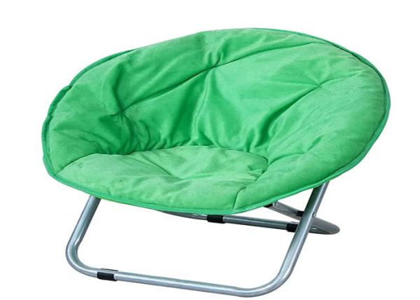Buy cheap 600 X 300D PVC Coated Outdoor Padded Chair Canvas Small Moon Chair Steel Frame from wholesalers