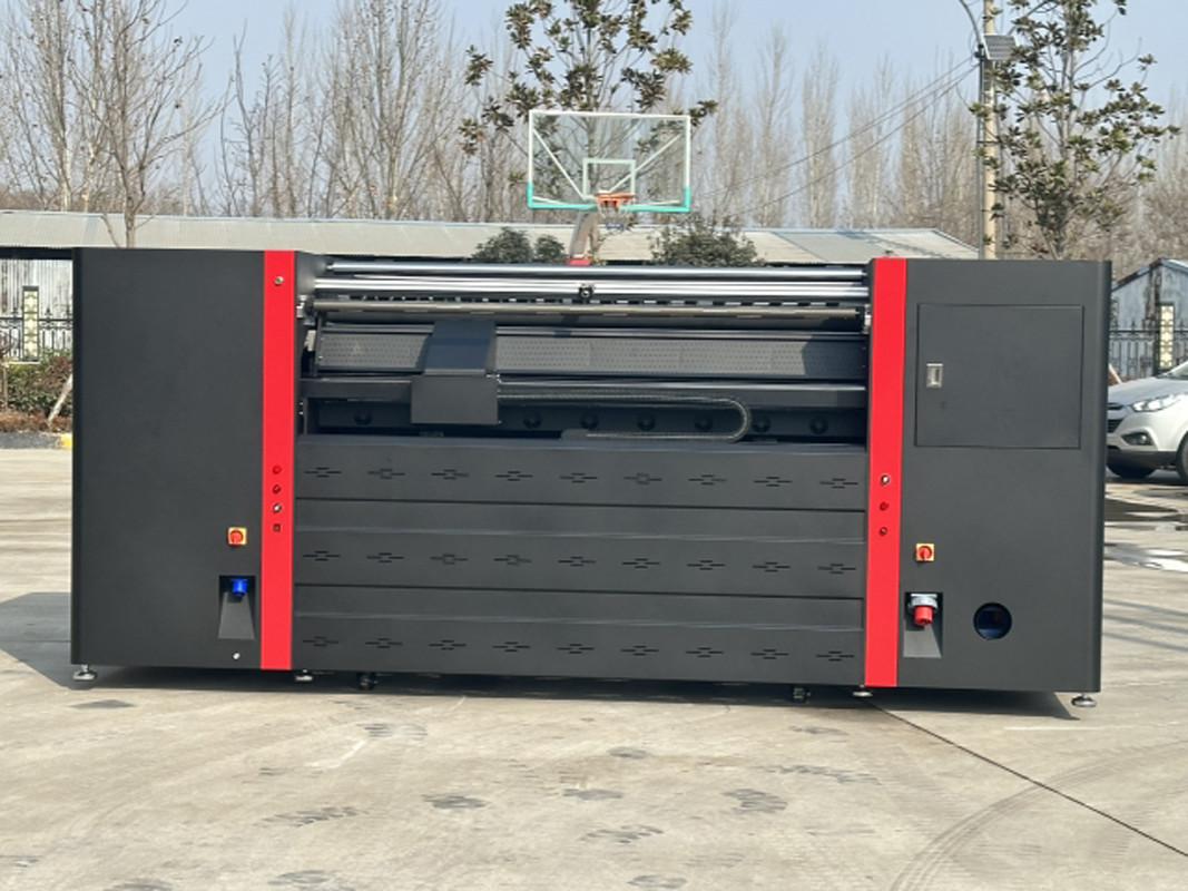 3L Ink Volume 4/8 Color Sublimation Flag Printer With 380V Color Fixing Box And I3200-A1 Head