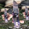 Buy cheap Luxury punched Foldable Tactical Hunting Knife Damascus Knife Set from wholesalers
