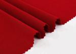 Red Lycra Polyester Spandex Fabric For Swimwear Bikini