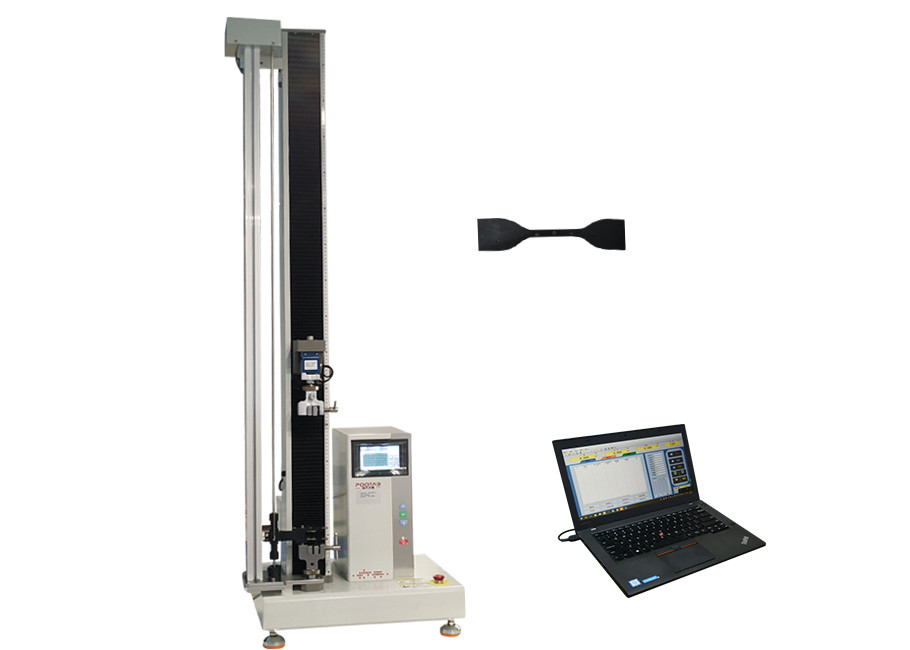 Buy cheap Single Column Computerized Tensile Tester With Large Deformation Extensometer from wholesalers