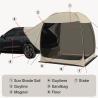 Buy cheap 2.13*2.13*2.18M Beige Color UV Protection Waterproof Coated Polyester Pop Up Sport Utility Vehicle Camping Tent from wholesalers