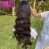 Buy cheap Peruvian Body Wave Human Hair Lace Frontal Wigs from wholesalers
