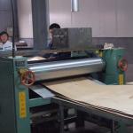 Brown Engineered Wood Veneer Quarter Cut Ebony Veneer Fineline For Door And